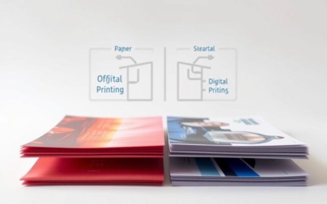 comparação impressão offset e digital