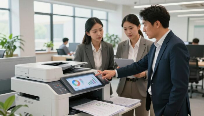 avaliação volume impressão mensal