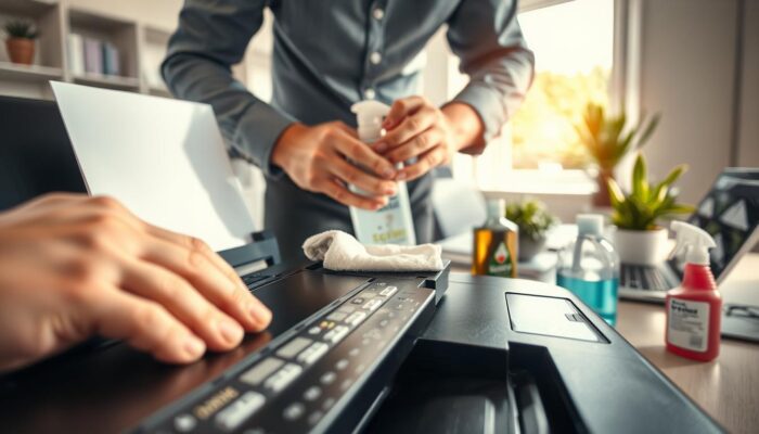 como limpar impressora corretamente