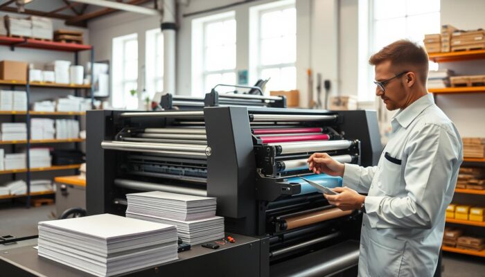 manutenção impressora offset